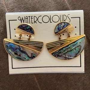 Vintage stud dangle earrings, duri